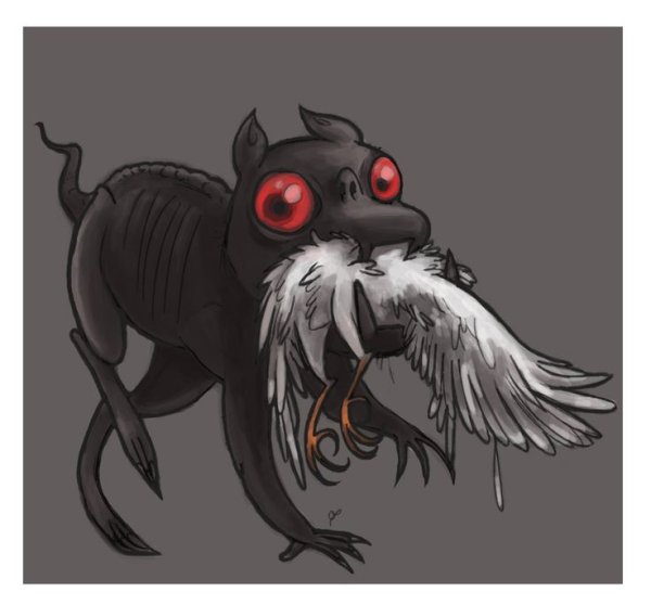 Чупакабра раскраска