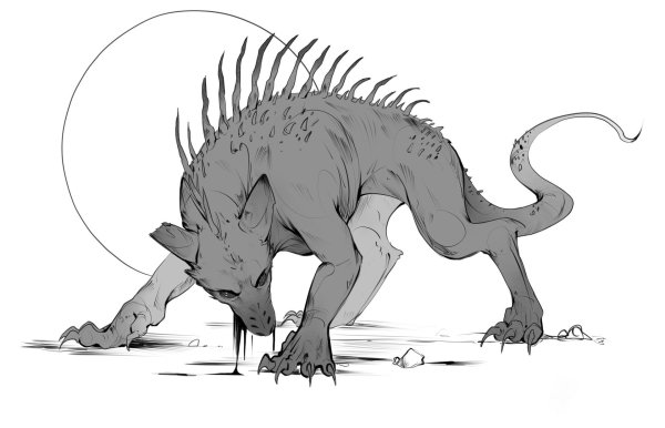 Чупакабра милая рисунок