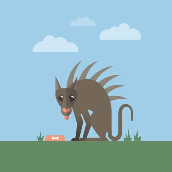 Чупакабра мультяшная смешная для детей