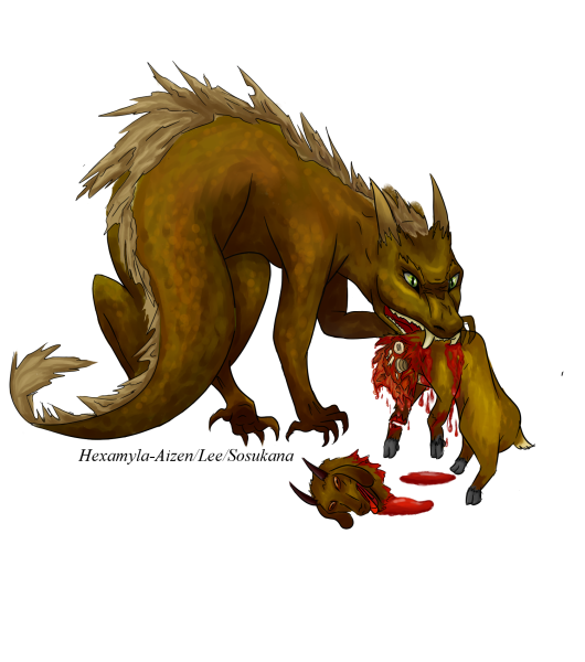 Раскраска чупакабры