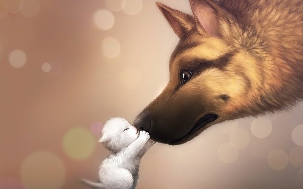 Красивые арты собак