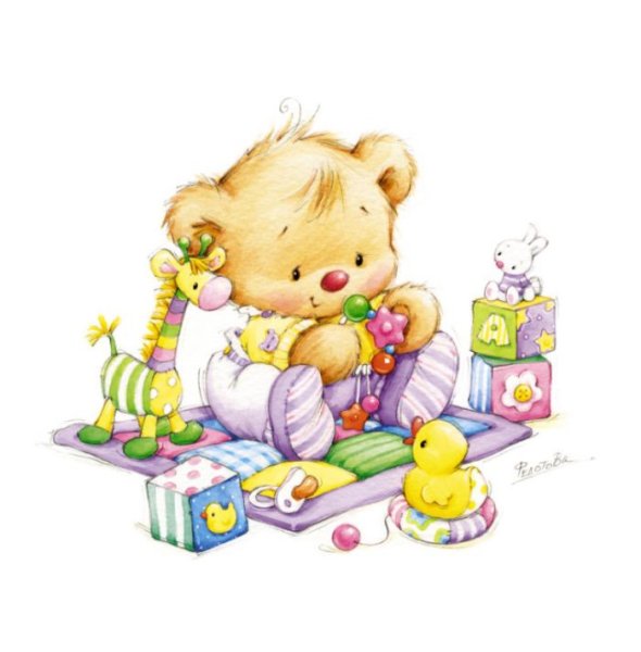 Мишка с зайкой Марины Федотовой