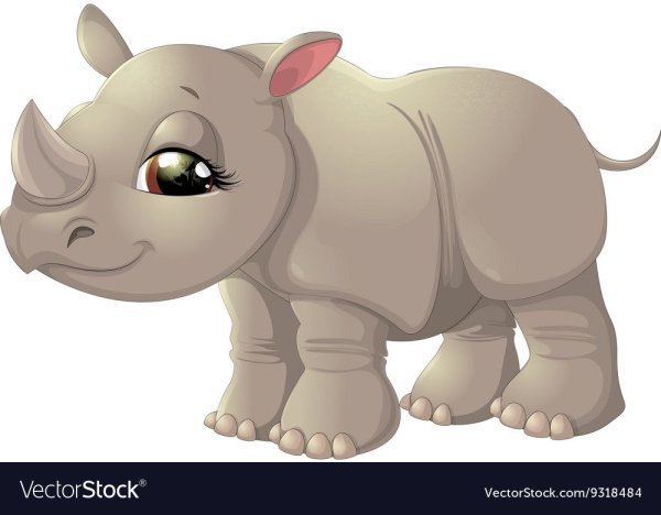 Носорог мультяшный
