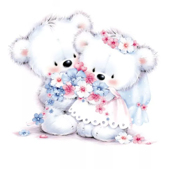 Милые зайчики рисунки