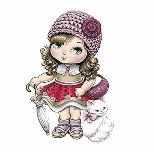 Милые куклы для срисовки