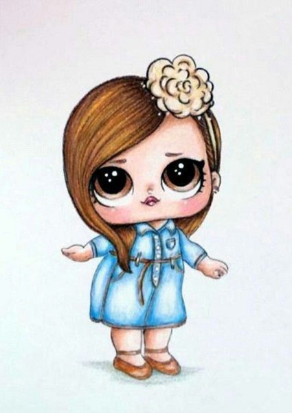 Куколки срисовать