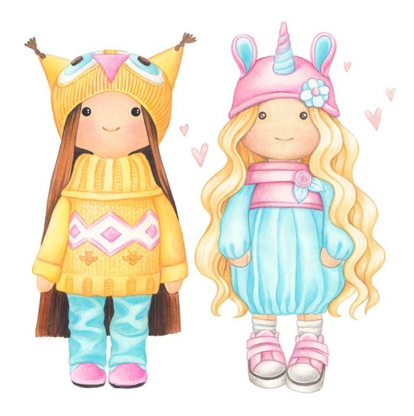 Мультяшные куколки