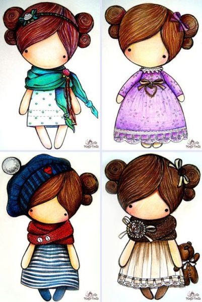 Рисовать куколок