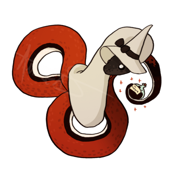 Змеи для срисовки милые