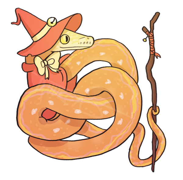 Милые арты со змейками