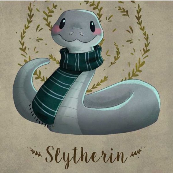 Милая змея арт