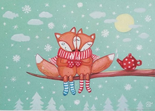 Новогодние постеры для печати