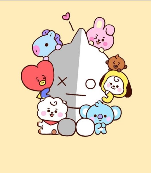 BTS bt21 рисунки
