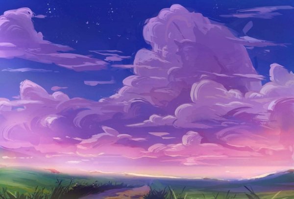 Пейзажи из аниме