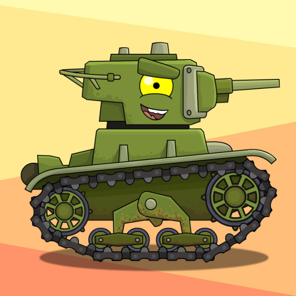 Танчики раскраска кв44
