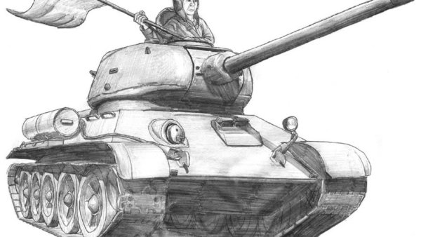 Живой танк арт