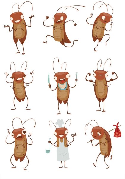 Таракан мультяшный