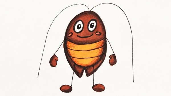 Таракан рисунок