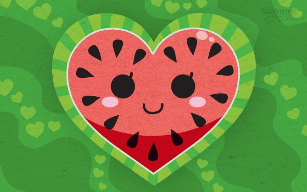 Милые арбузики с лицом