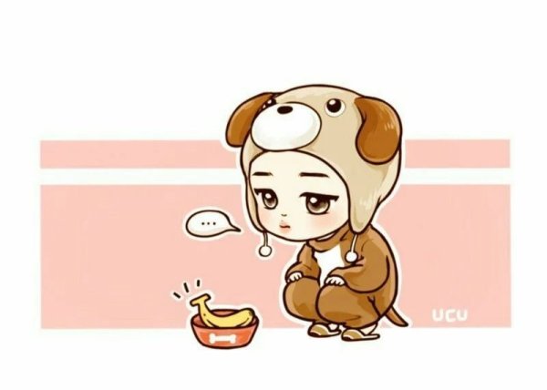 Милый рисунок Чимина