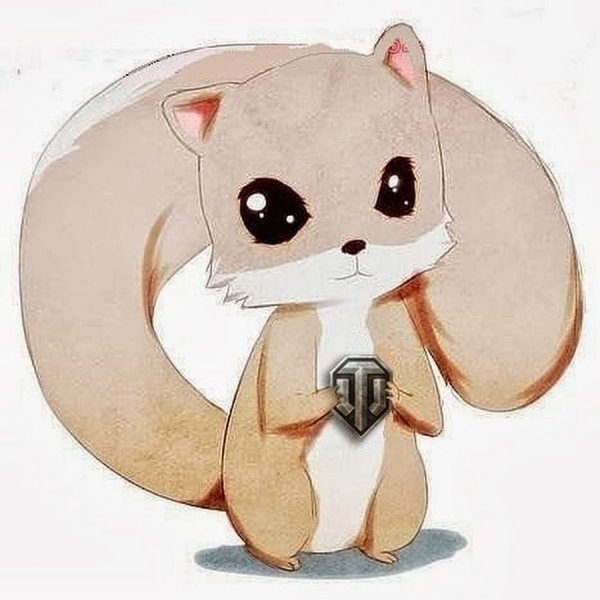 Рисунки милых белок