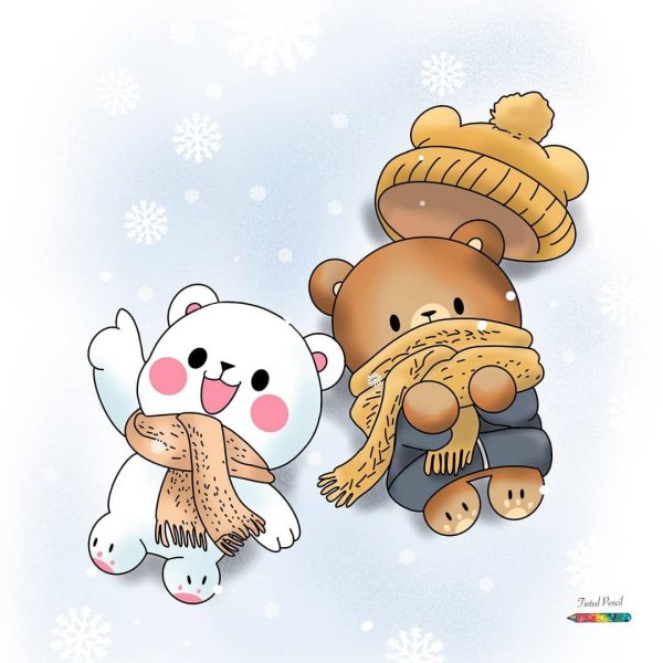 Милые мишки аниме