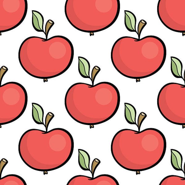 Яблоко на фоне для рисования