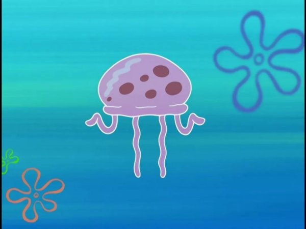 Медузы мультяшные