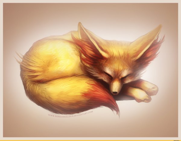 Лисы Кицунэ фенек Фокс