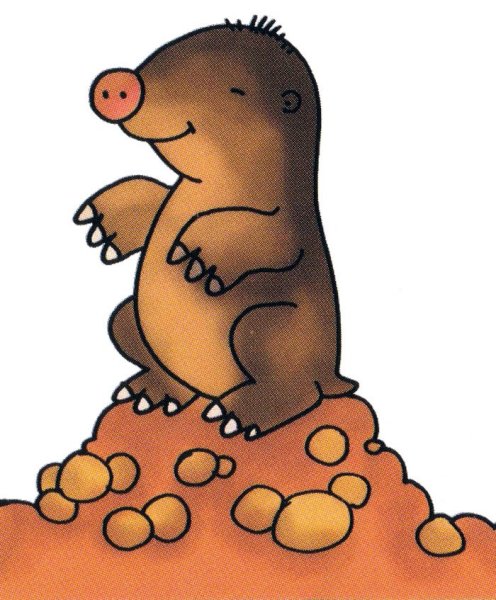 Крот мультяшный