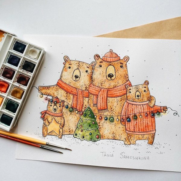 Рисунки для скетчбука лёгкие милые