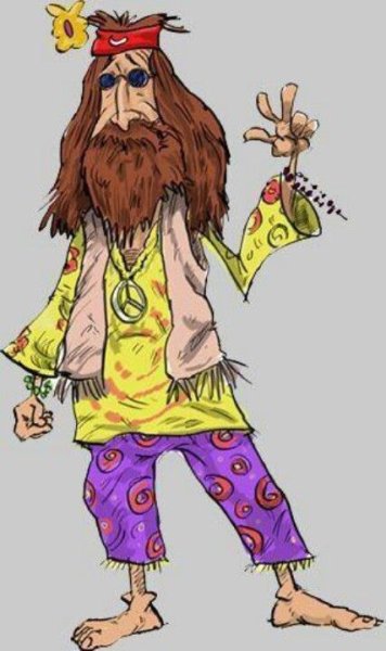 Хиппи живопись 2020