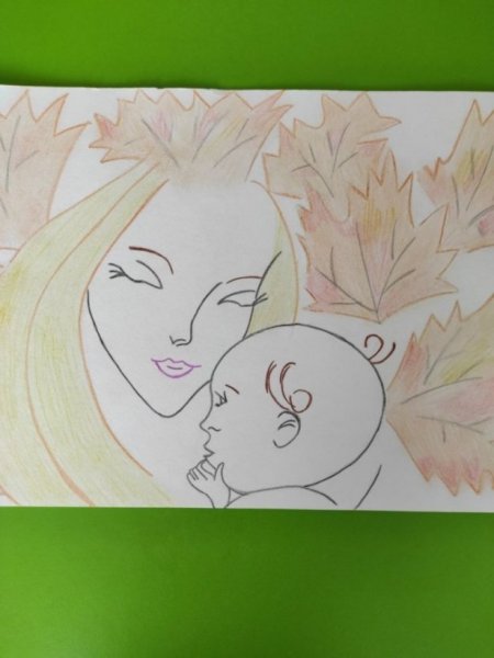 Рисунок мамочка милая моя