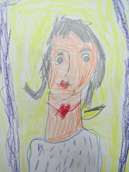 Рисунок ко Дню матери