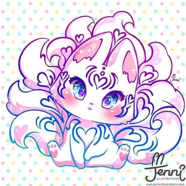 Девятихвостый Кицунэ лиса