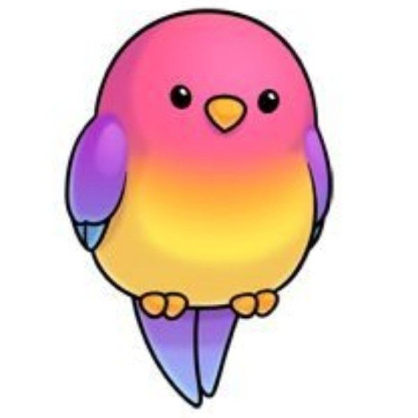 Милые птички для срисовки