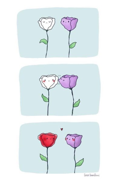 Цветы для срисовки мелкие