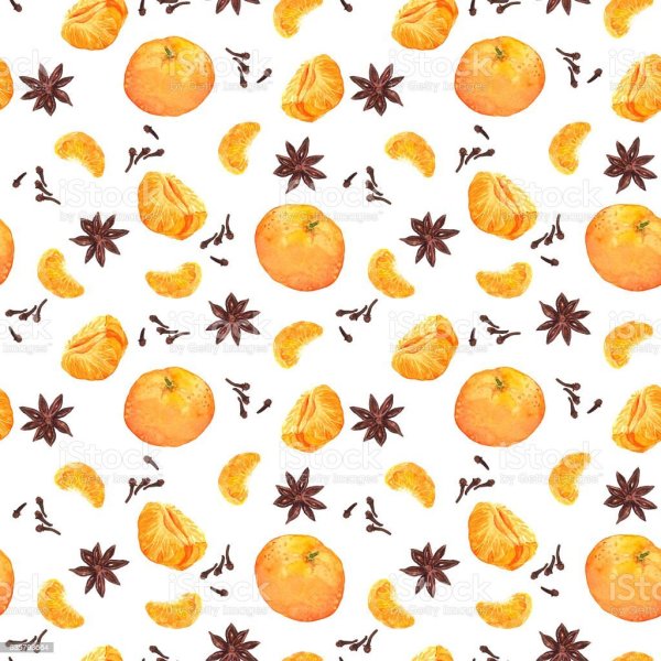 Мандарины паттерн