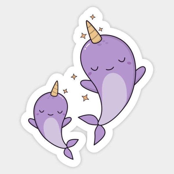 Фиолетовые Стикеры