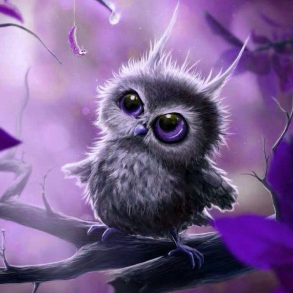 Город в розовых тонах арт