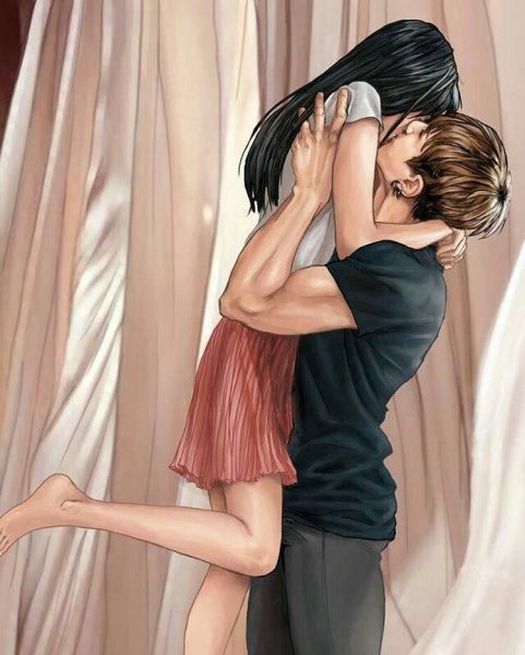 БТС Чимин и его девушка арт