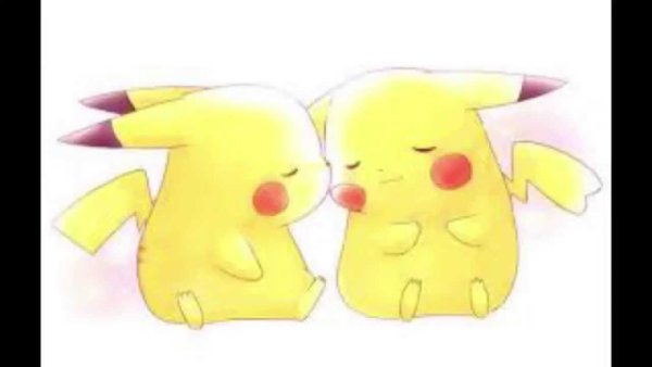 Аниме кавай Пикачу