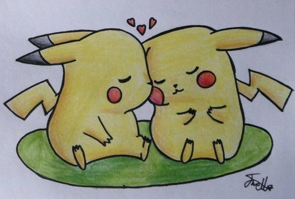 Пикачу рисунок легкий