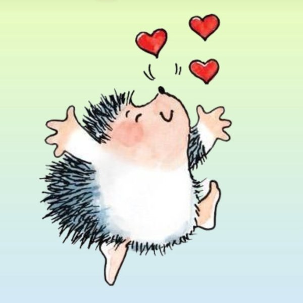 Ёжик и сердечко