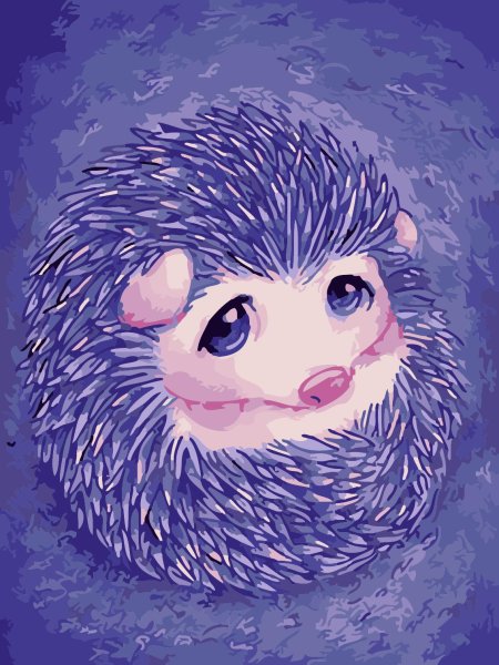 Ежик рисунок