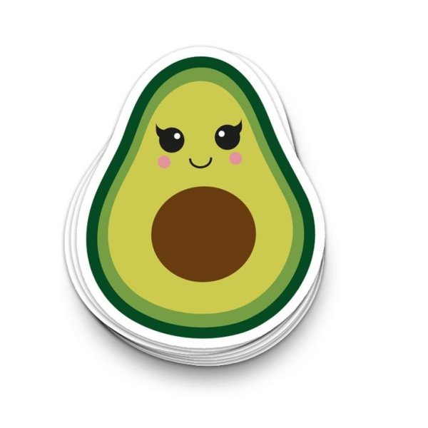 Наклейки "авокадо"