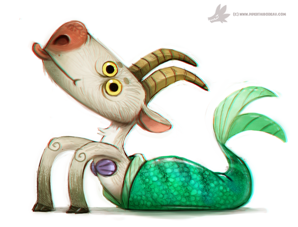 Козерог смешной рисунок