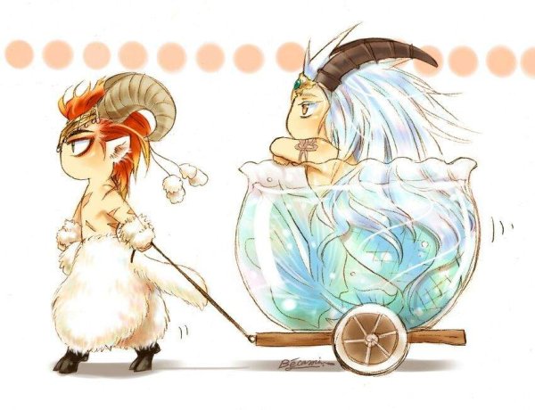 Овен и Козерог арт