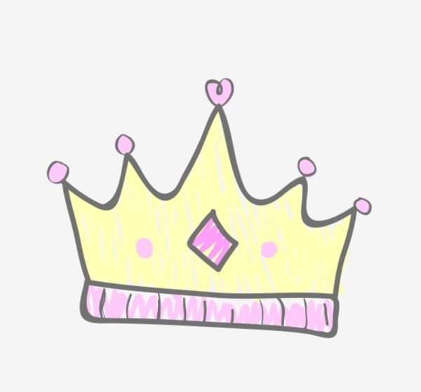 Милая корона рисунок