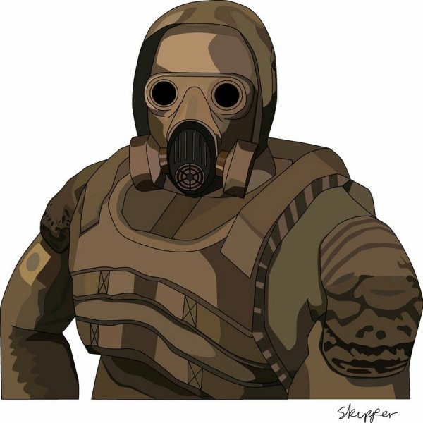 Сталкер МОНОЛИТОВЕЦ векторное